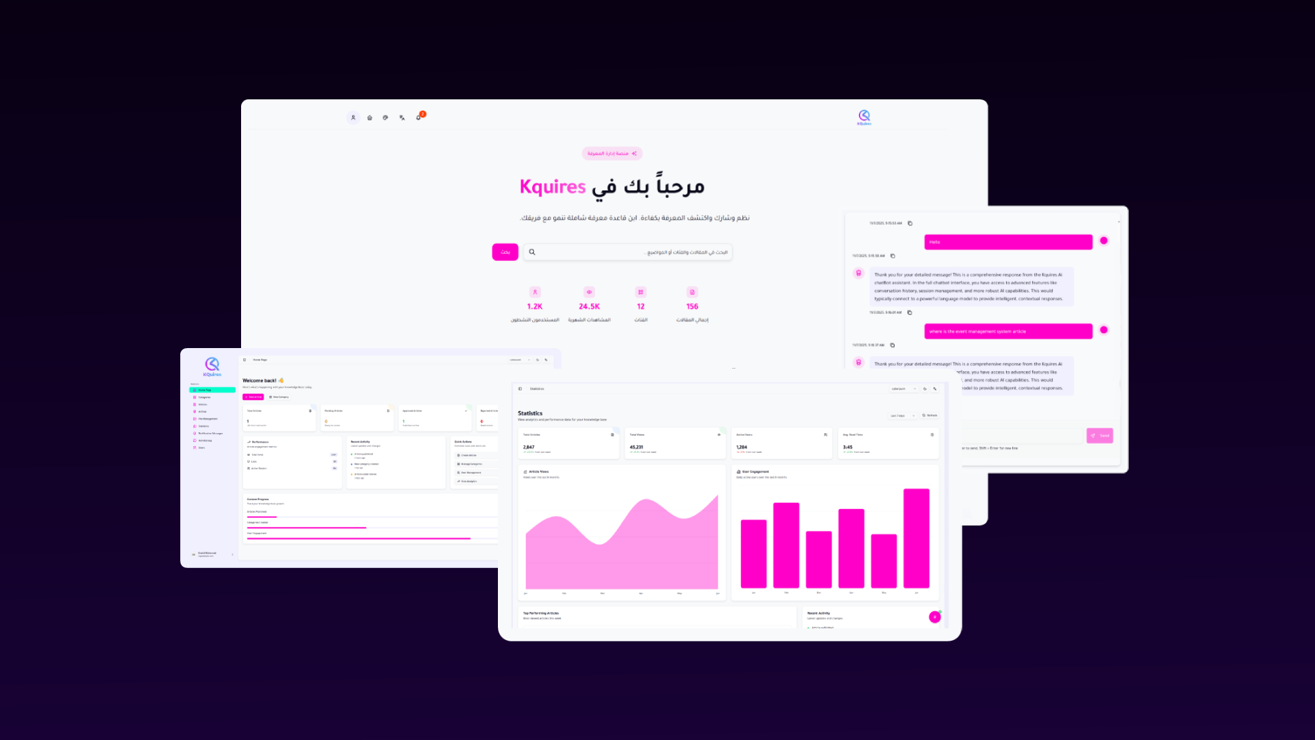 Kquiers AI Knowledge Base System preview